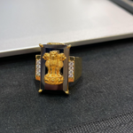 Gold Men's Ring Finger