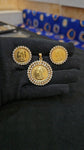 Gold GINNI Coin Pendant Set