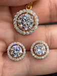 Diamond Cutwork Pendant