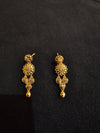 Luxury Turkish Gold Necklace Set with Intricate Dubai Pattern – Complete Bridal Jewelry Set with Matching Earrings & Statement Ring